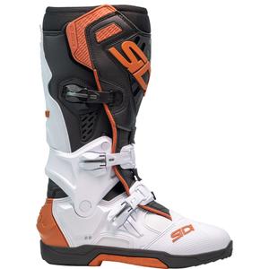 Motorističke čizme SiDi Crossair bijele-crne-brončane