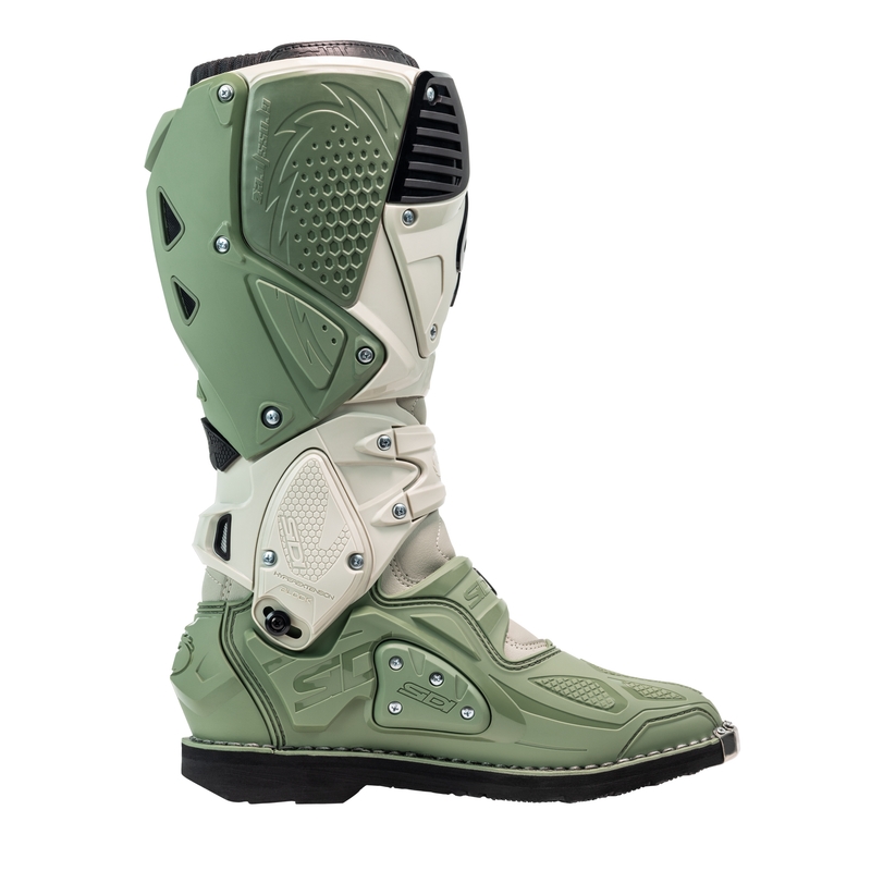 Motorističke čizme SiDi Crossfire 3 zeleno-bež