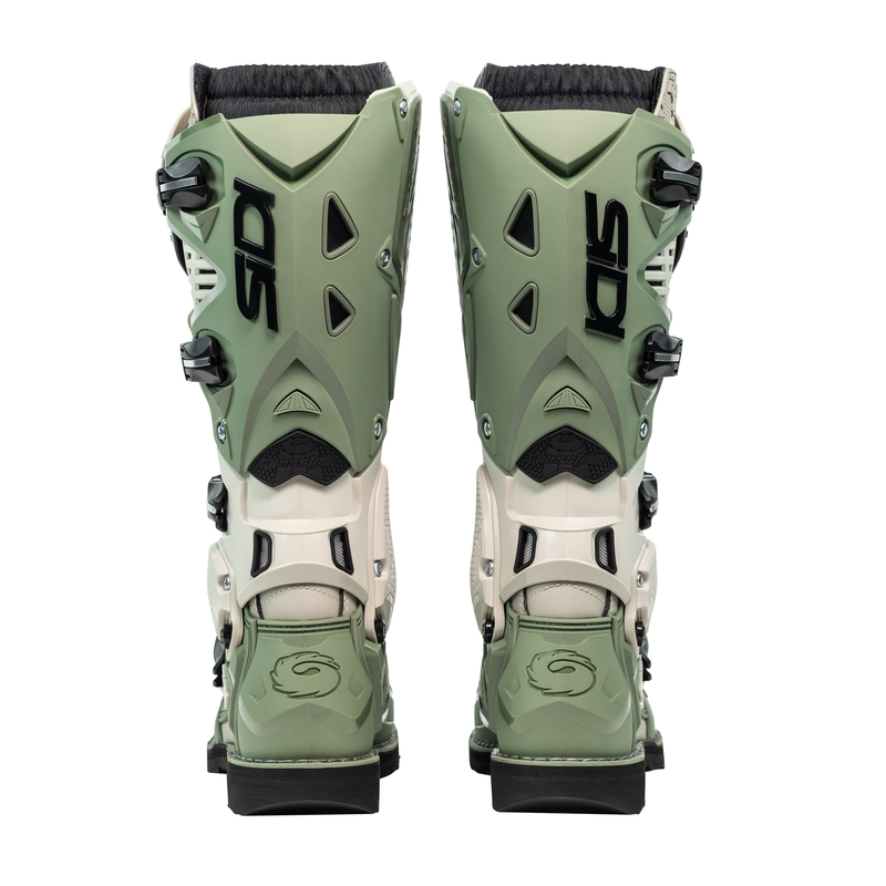 Motorističke čizme SiDi Crossfire 3 zeleno-bež