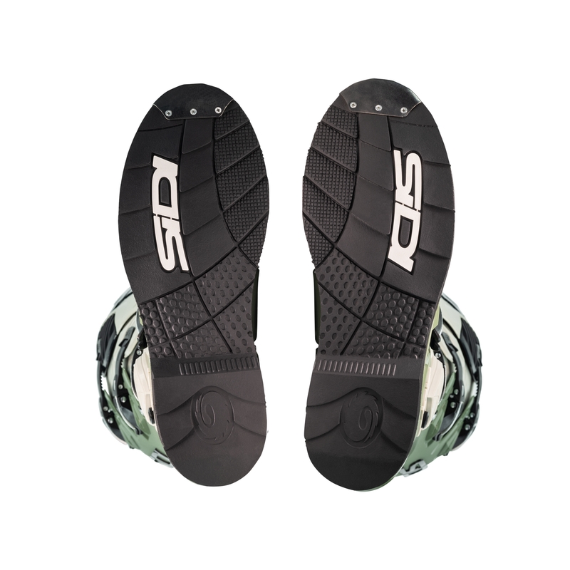 Motorističke čizme SiDi Crossfire 3 zeleno-bež