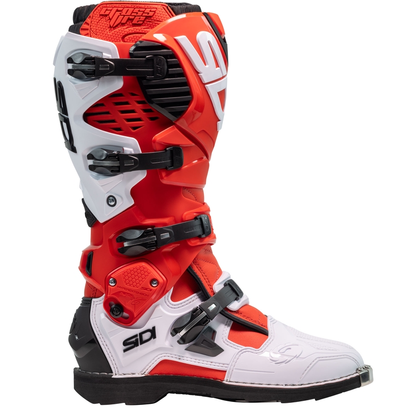 Motorističke čizme SiDi Crossfire 3 crveno-bijele