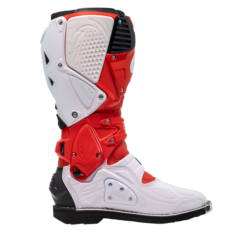Motorističke čizme SiDi Crossfire 3 crveno-bijele