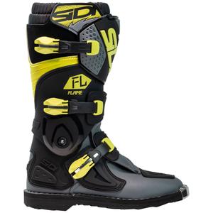 Dječje motocross cipele SiDi Flame crno-žute