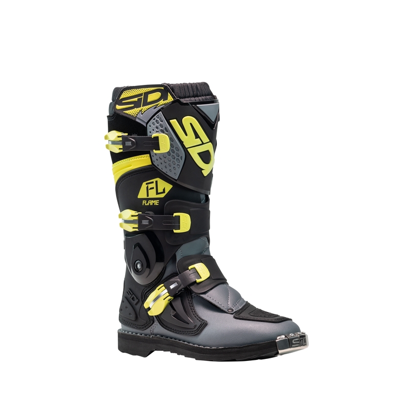 Dječje motocross cipele SiDi Flame crno-žute