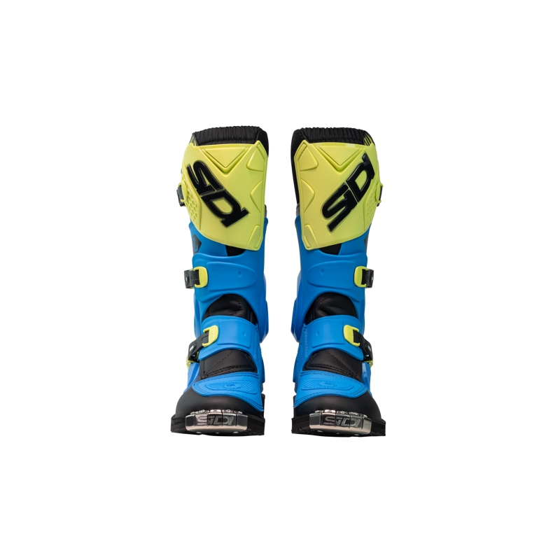 Dječje motocross čizme SiDi Flame plavo-žuto-crne