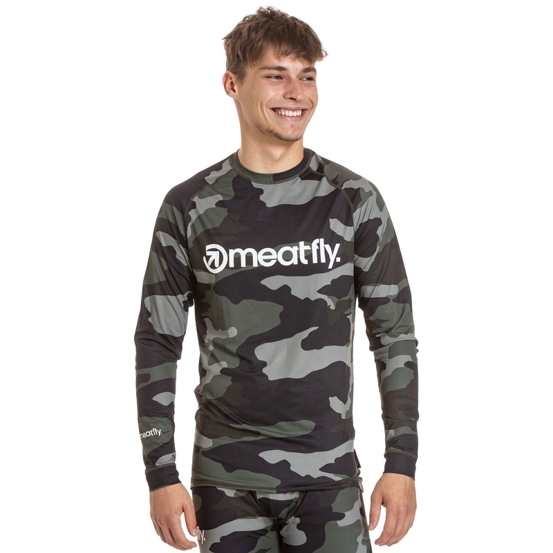 Muška termo majica Meatfly Avery camo