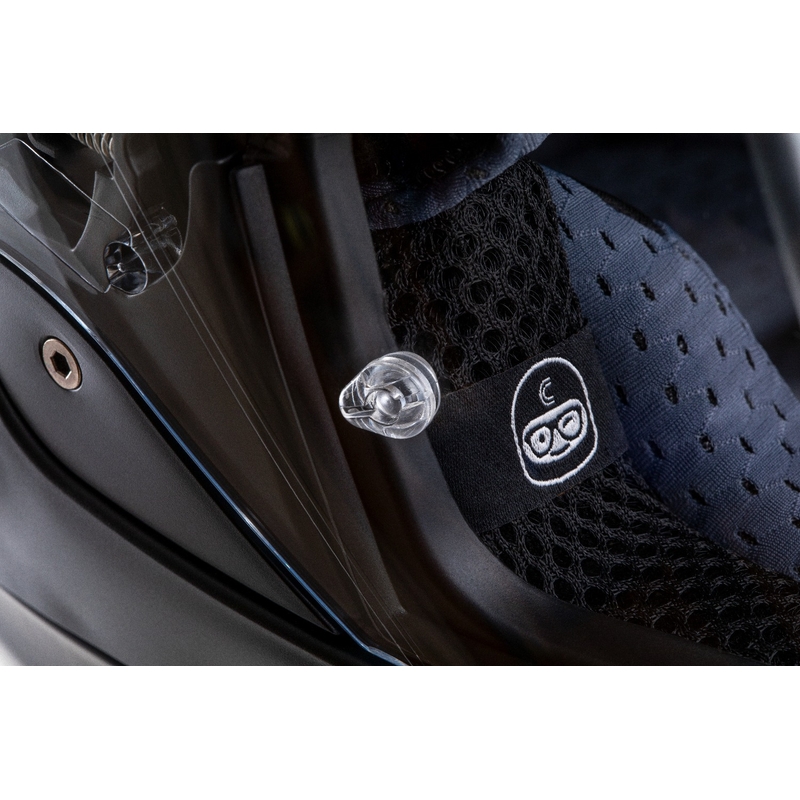 Enduro kaciga Cassida Road Runner TechniX mat crno-crno-siva
