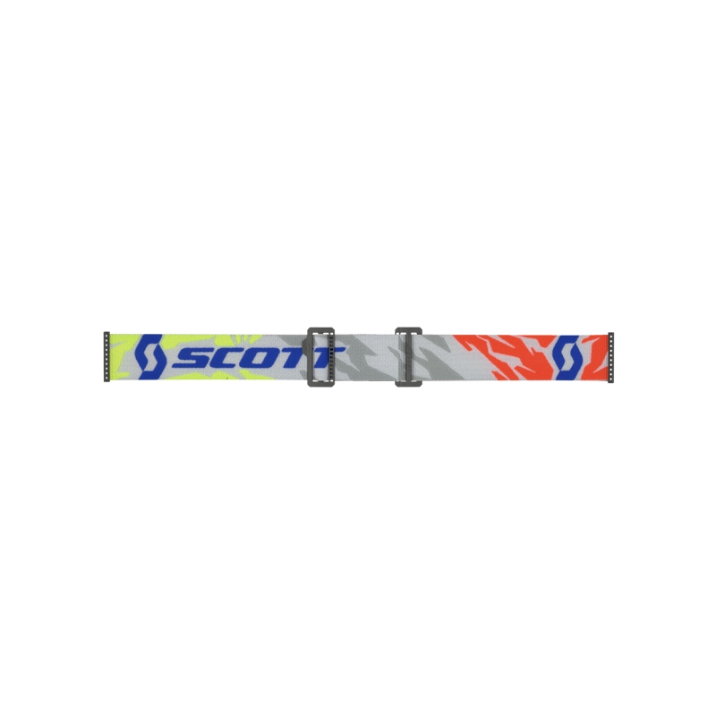 Dječje motocross naočale SCOTT Primal Youth plave s prozirnim pleksiglasom