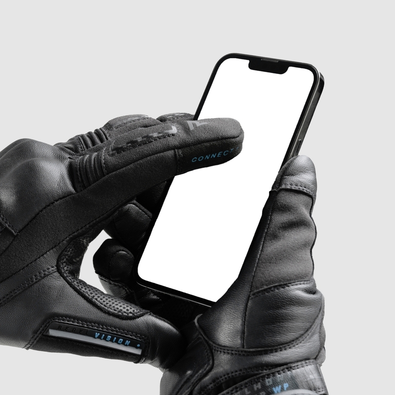Motociklističke rukavice Rebelhorn Tracer WP crne