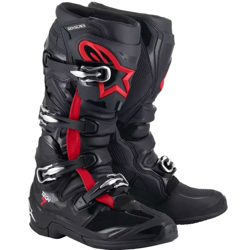 Alpinestars TECH 7 motocross čizme crno-fluo crvene