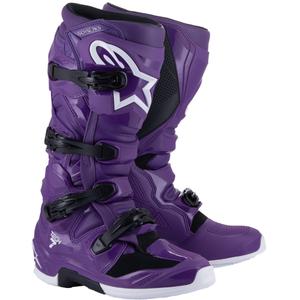Alpinestars TECH 7 motocross čizme ljubičaste