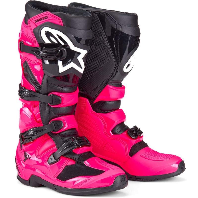 Alpinestars TECH 7 motocross čizme rozo-crne