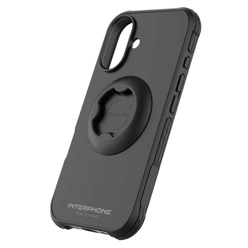 Zaštitna maska Interphone QUIKLOX Tetraforce za Apple iPhone 16 crna