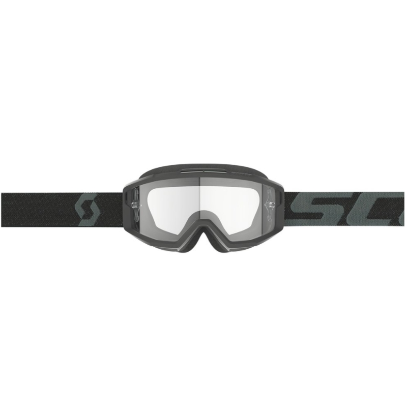 SCOTT Split OTG motocross naočale crne s prozirnim pleksiglasom