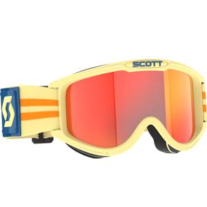 Naočale za motocross SCOTT 89X Era bež s narančastim pleksiglasom