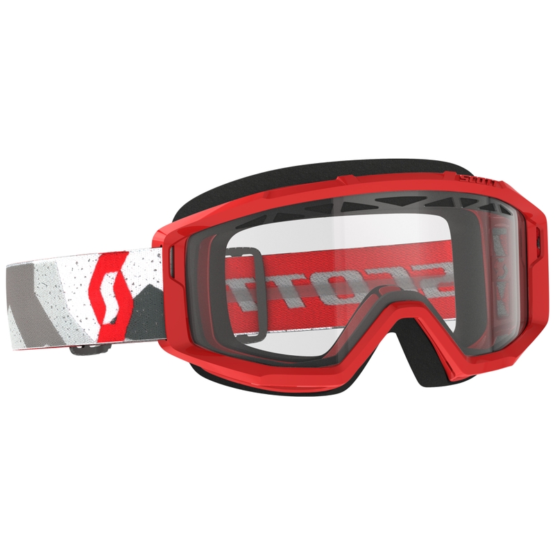 Motocross naočale SCOTT Primal Enduro camo crvene s prozirnim pleksiglasom rasprodaja