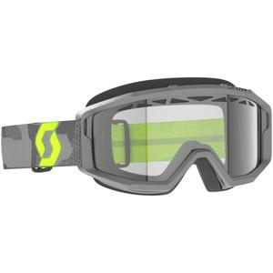 Motocross naočale SCOTT Primal Enduro sivo-fluo žute s prozirnim pleksiglasom