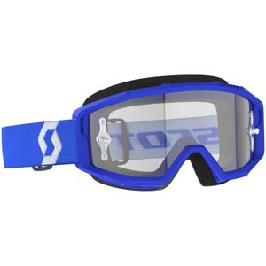 SCOTT Primal Clear plave motocross naočale s prozirnim pleksiglasom