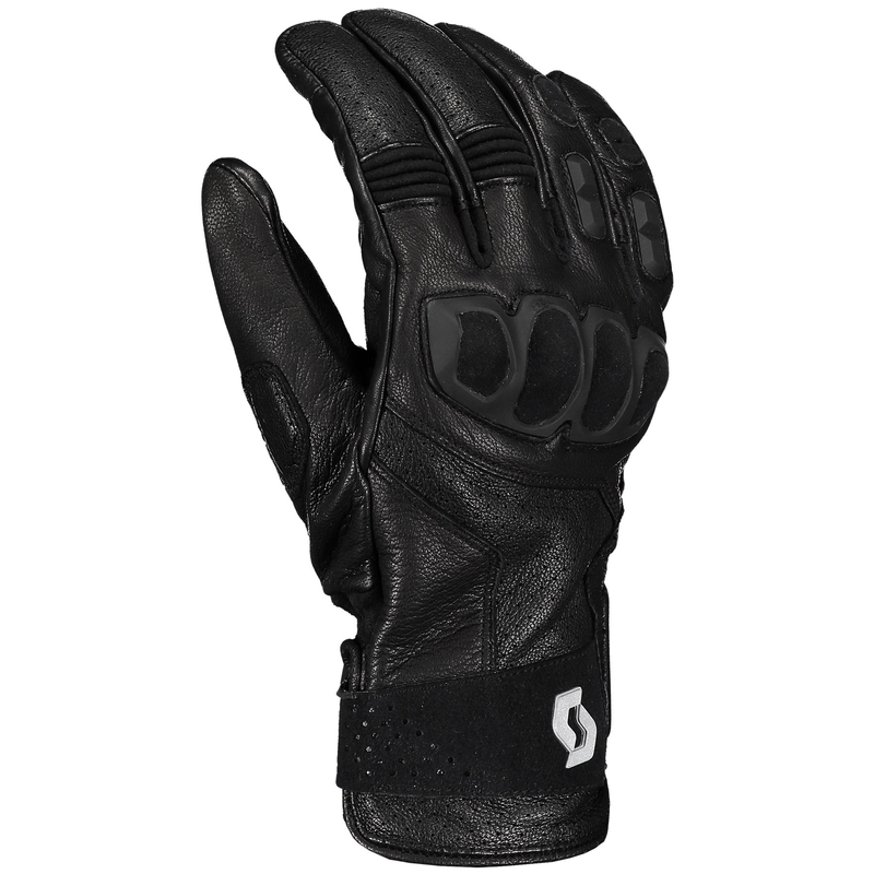 Kožne motociklističke rukavice SCOTT SPORT ADV crne
