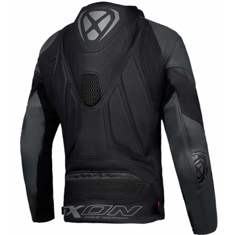 Kožna motoristička jakna IXON Vortex 3 crna