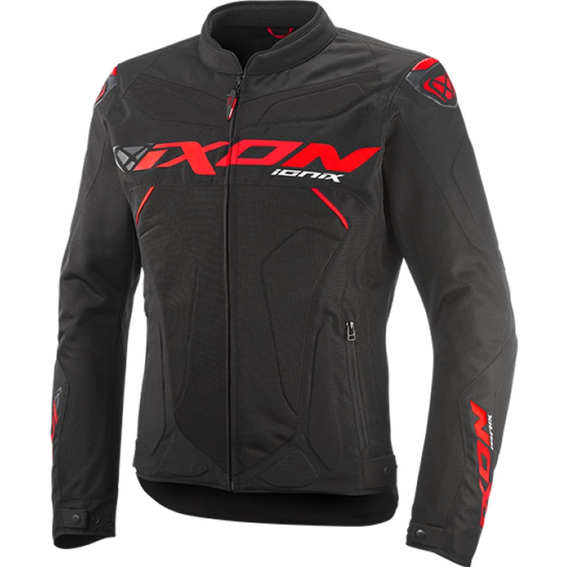 Motociklistička jakna IXON Ionix crno-crvena