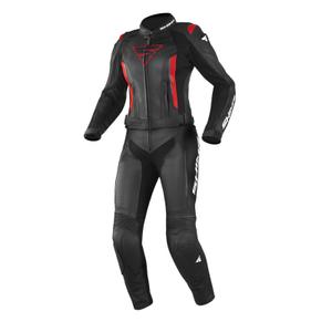 Žensko moto odijelo Shima Miura crno-crveno rasprodaja