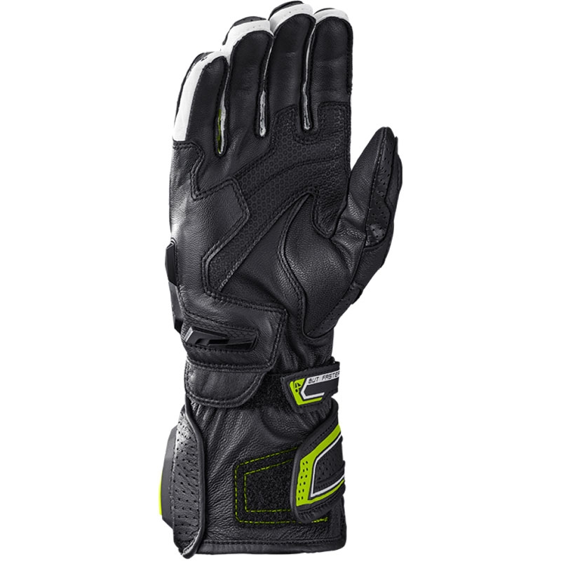 Motociklističke rukavice IXON Tornado Air crno-bijele-fluo žute