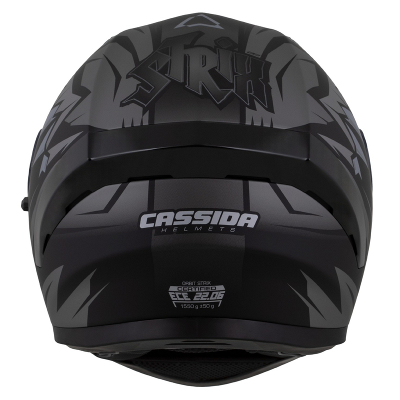 Cassida Orbit Strix kaciga za cijelo lice mat crno-siva