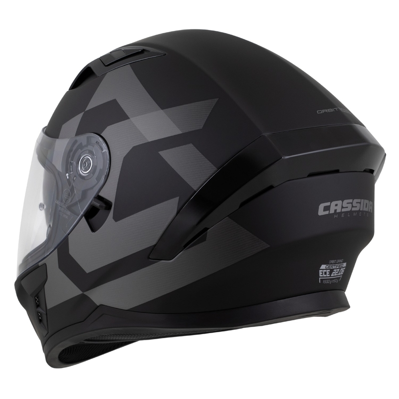 Cassida Orbit Grind kaciga za cijelo lice mat crno-siva