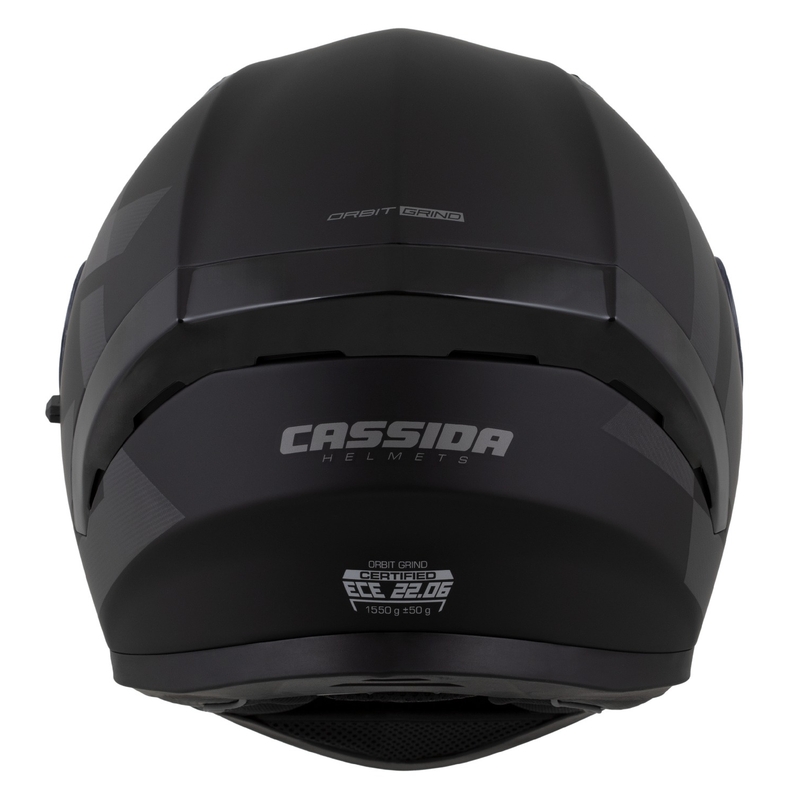 Cassida Orbit Grind kaciga za cijelo lice mat crno-siva