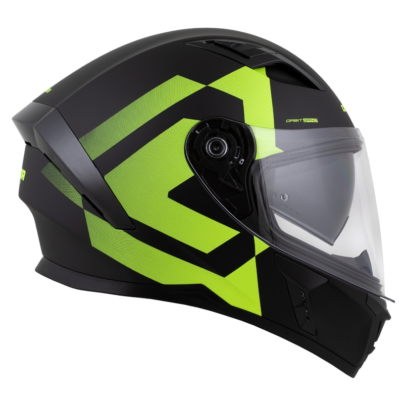 Cassida Orbit Grind kaciga za cijelo lice mat crno-fluo žuta