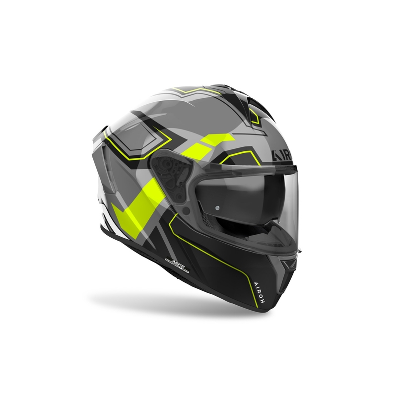 Airoh SPARK 2 Dart motociklistička kaciga koja pokriva cijelo lice sjajno žuta