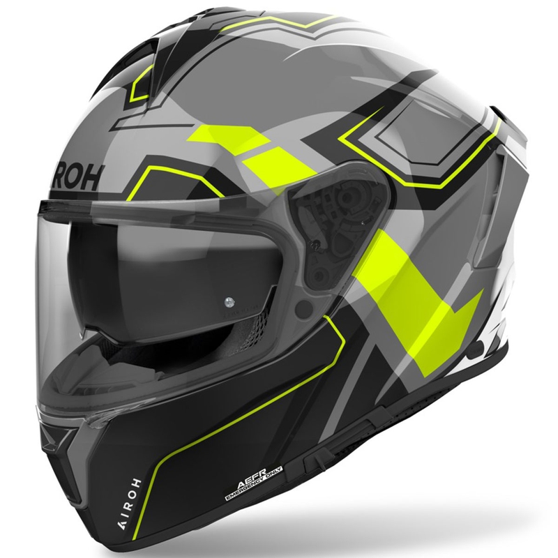 Airoh SPARK 2 Dart motociklistička kaciga koja pokriva cijelo lice sjajno žuta