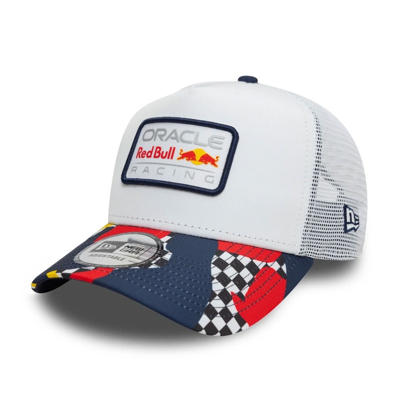 Oracle Red Bull Racing retro bijela kapa