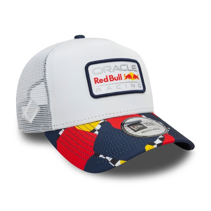 Oracle Red Bull Racing retro bijela kapa