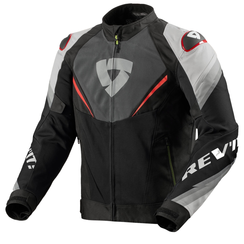 Revit Quantum 3 Air motociklistička jakna sivo-crvena