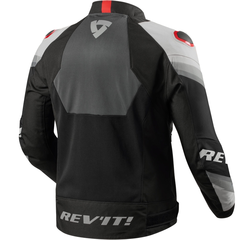 Revit Quantum 3 Air motociklistička jakna sivo-crvena