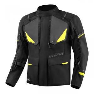 Motociklistička jakna Shima Runner crno-fluo žuta