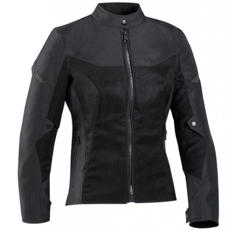 Ženska motoristička jakna IXON Fresh Lady C veličine crna