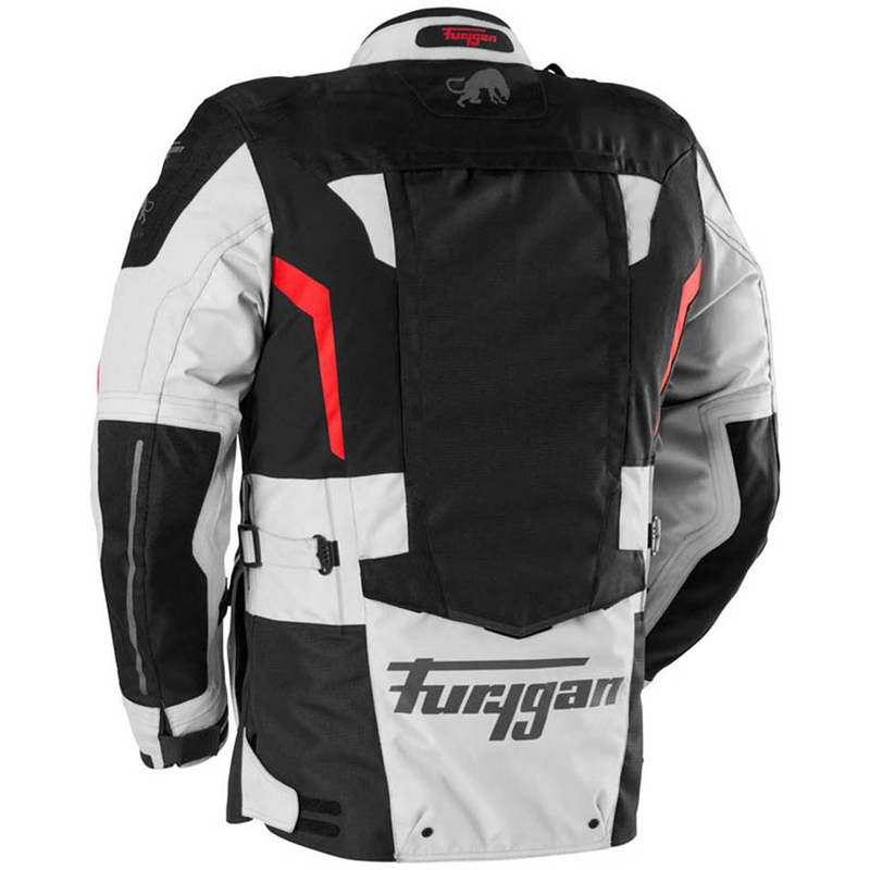 Furygan Montroc Kevlar® Primaloft® 3IN1+ motociklistička jakna crno-bež-crvena
