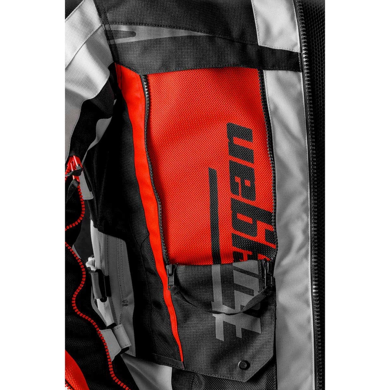 Furygan Montroc Kevlar® Primaloft® 3IN1+ motociklistička jakna crno-bež-crvena