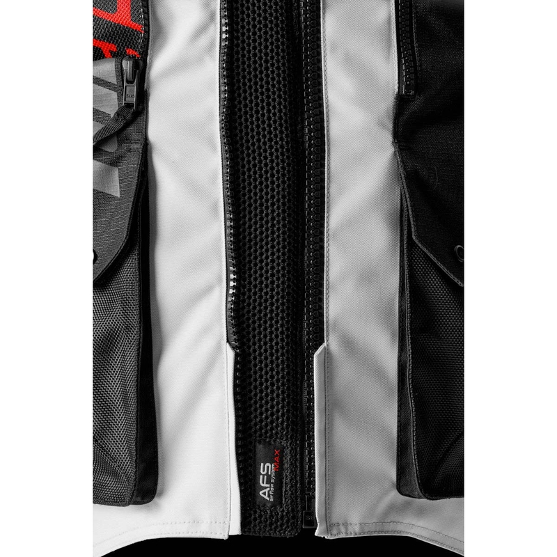 Furygan Montroc Kevlar® Primaloft® 3IN1+ motociklistička jakna crno-bež-crvena