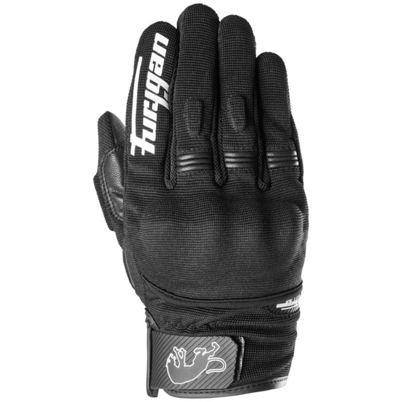 Furygan Jet D3O Evo motociklističke rukavice crno-bijele