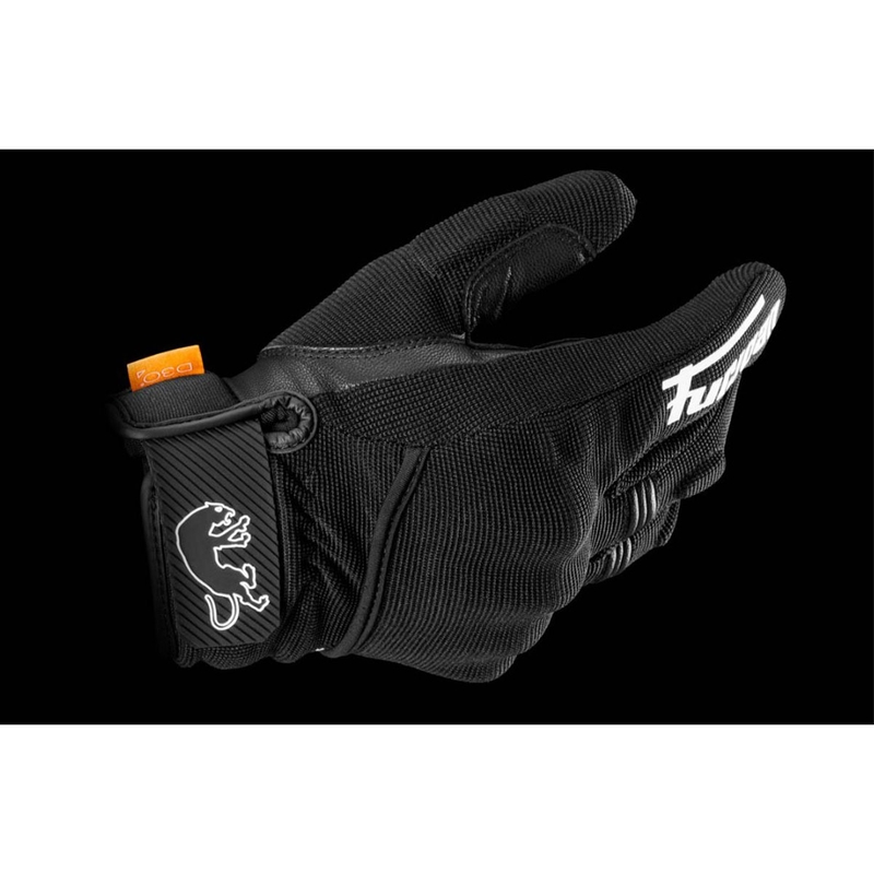 Furygan Jet D3O Evo motociklističke rukavice crno-bijele