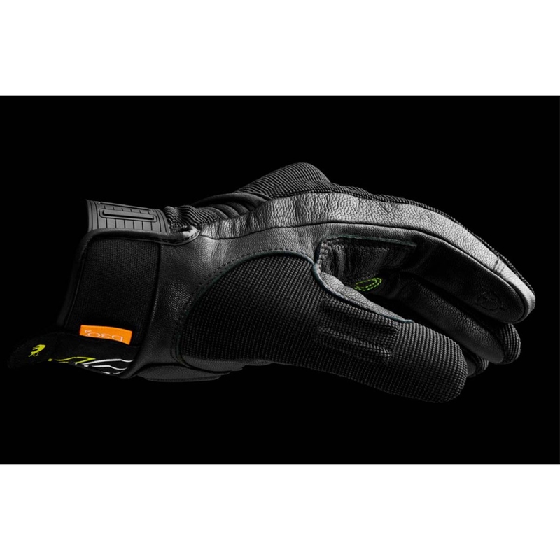 Furygan Jet Neon D3O moto rukavice crno-bijele-fluo žute
