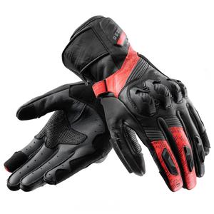 Motociklističke rukavice Rebelhorn Viper crno-sive-fluo crvene