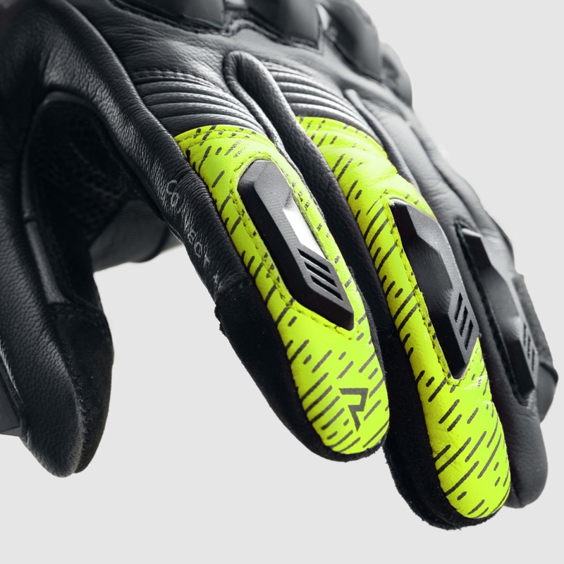Motociklističke rukavice Rebelhorn Viper crno-sive-fluo žute