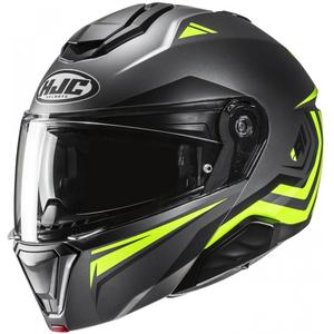 HJC i91 Tricus MC3HSF motociklistička kaciga na preklop crno-fluo žuta