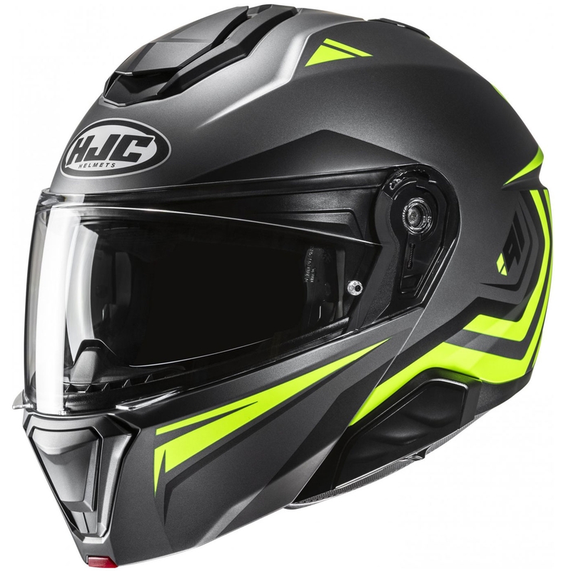 HJC i91 Tricus MC3HSF motociklistička kaciga na preklop crno-fluo žuta