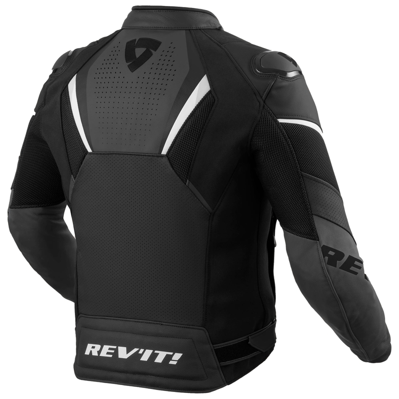 Revit Automate kožna motociklistička jakna crna